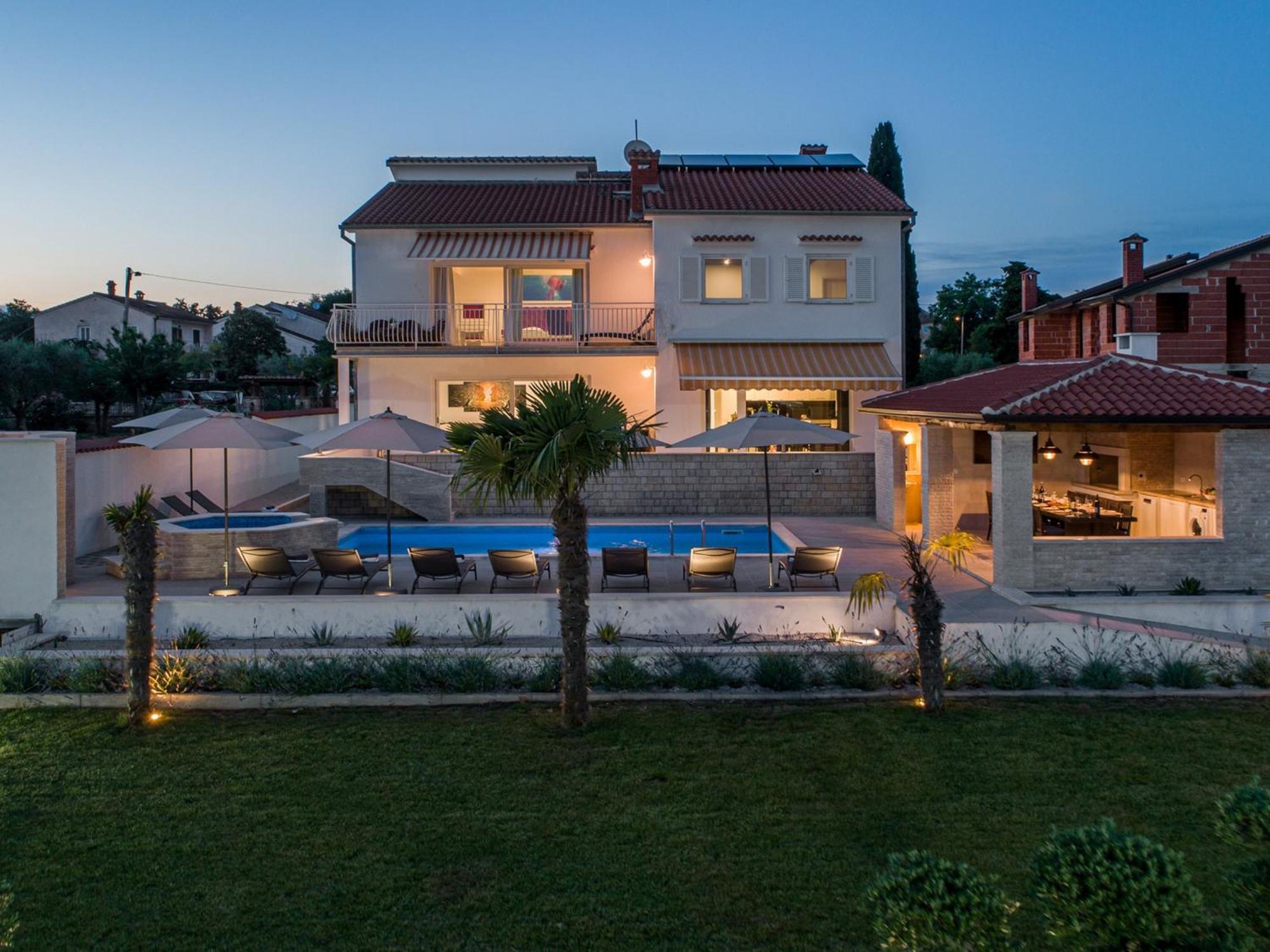 Villa Anela Porec Esterno foto